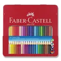 Pastelky Faber-Castell 112423 Grip 2001 plechová krabička, 24 farieb