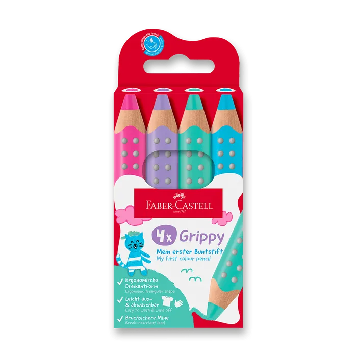 Hlavný obrázok produktu Pastelky Faber-Castell Grippy Pastel [4 ks]