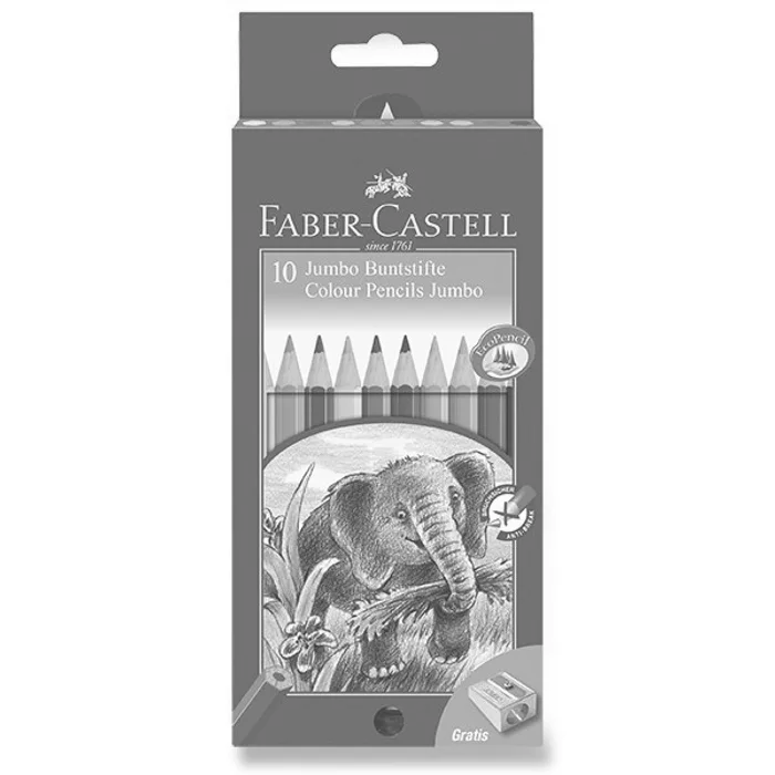 Hlavný obrázok produktu Pastelky Faber-Castell Jumbo 10 barev