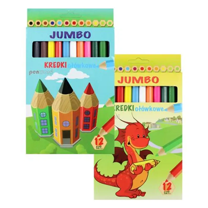 Hlavný obrázok produktu pastelky Jumbo šestihranné 12 ks