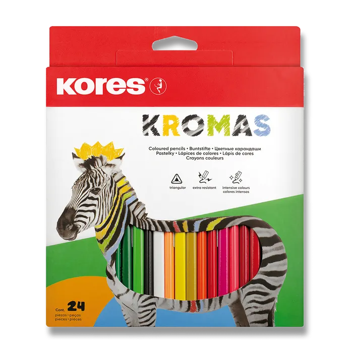 Hlavný obrázok produktu Pastelky Kores Kromas 24 barev