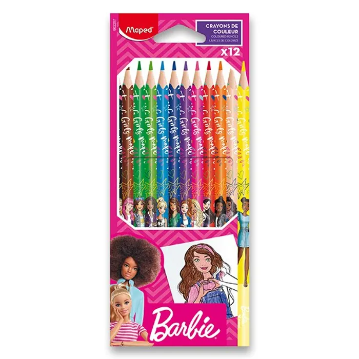Hlavný obrázok produktu Pastelky Maped Barbie 12 barev