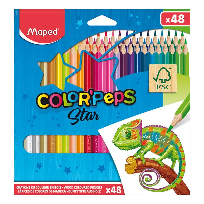 Hlavný obrázok produktu Pastelky Maped Color‘ Peps, 48 barev