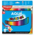 Ďalší obrázok produktu Pastelky Maped Color´Peps Aqua, 24 farieb + štetec