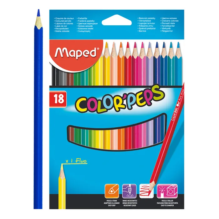Hlavný obrázok produktu Pastelky Maped Color'Peps 18 barev