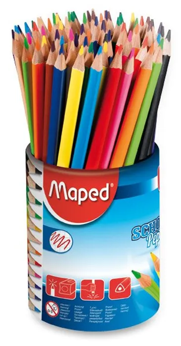 Hlavný obrázok produktu Pastelky Maped Color'Peps - 72 kusů (6 x 12 barev) v dóze