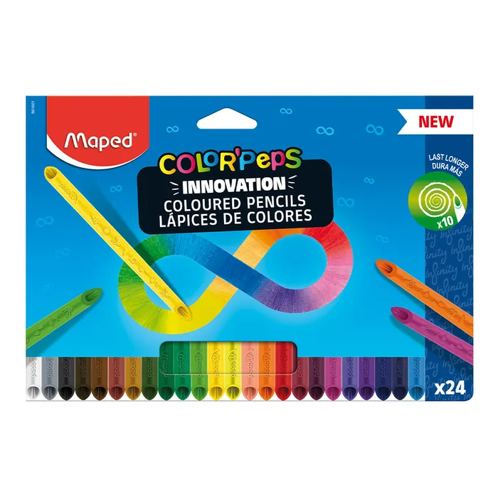 Hlavný obrázok produktu Pastelky Maped Color'Peps Infinity 24 barev