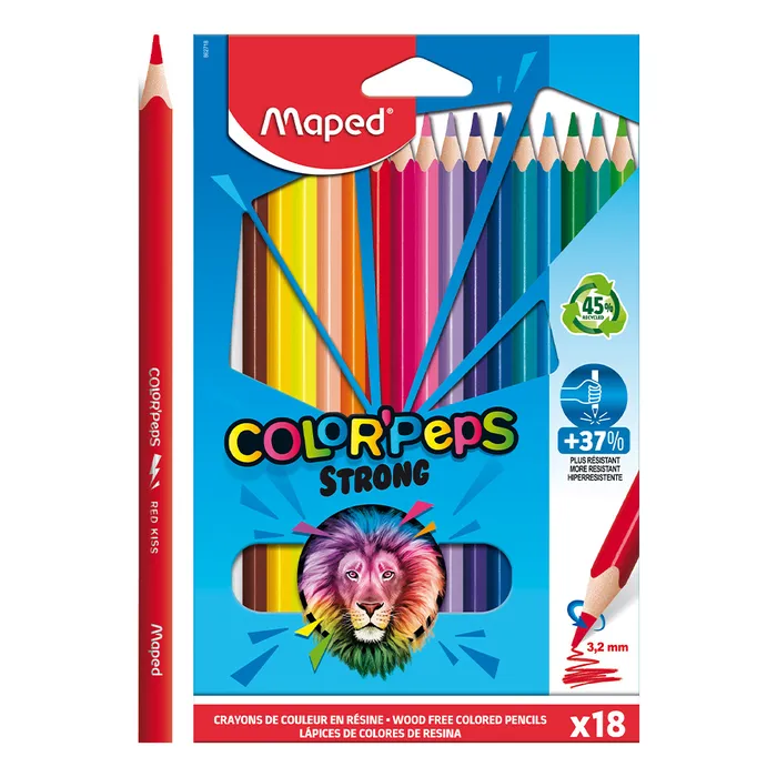 Hlavný obrázok produktu Pastelky Maped Color'Peps Strong 18 barev