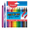 Pastelky Maped Infinity 15 ks + 12 ks fixů Jungle