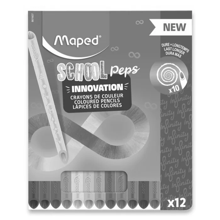 Hlavný obrázok produktu Pastelky Maped School Peps Infinity 12 barev