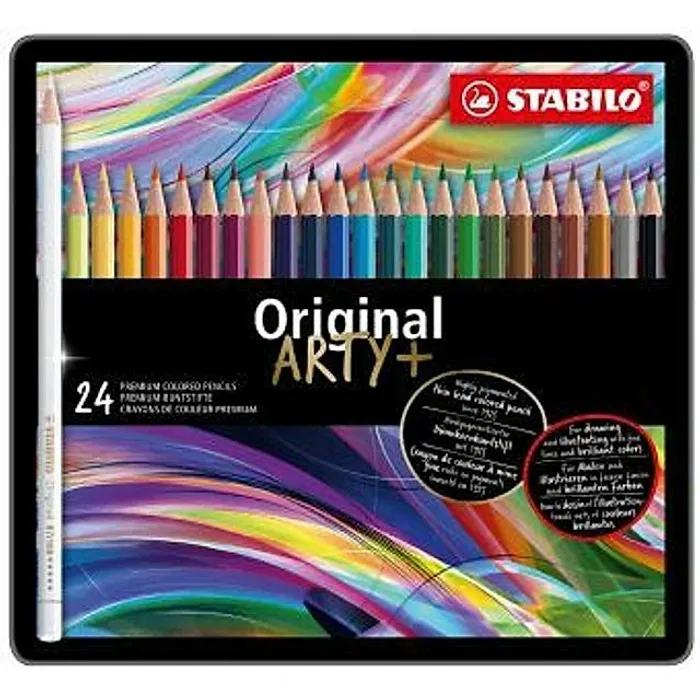 Hlavný obrázok produktu Pastelky STABILO Original - ARTY+ - 24 ks sada v plechu