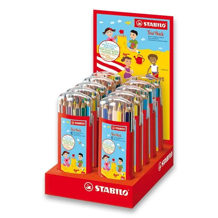 Hlavný obrázok produktu Pastelky Stabilo Trio stojánek, 10 ks