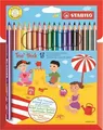 Pastelky trojhranné STABILO Trio silná - 18 ks sada