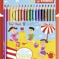 Ďalší obrázok produktu Pastelky trojhranné STABILO Trio silná - 18 ks sada