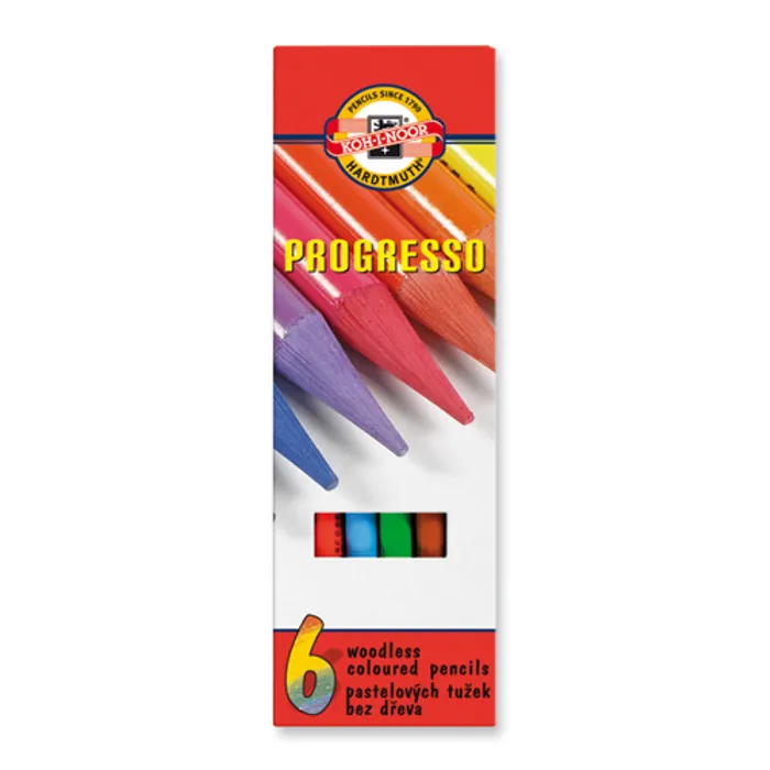 Hlavný obrázok produktu Pastelky v laku Progresso 6 barev 8755/6