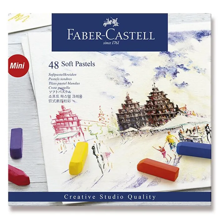 Hlavný obrázok produktu Pastelové křídy Faber-Castell Mini 48 barev