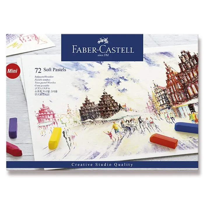 Hlavný obrázok produktu Pastelové křídy Faber-Castell Mini 72 barev