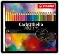 Pastelové kriedy STABILO CarbOthello - ARTY+ - 24 ks sada v plechu