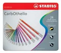 Pastelové kriedy STABILO CarbOthello - ARTY+ - 24 ks sada v plechu