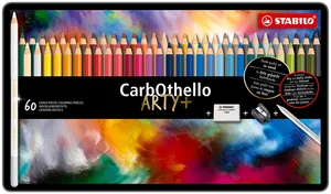 Pastelové kriedy STABILO CarbOthello - ARTY+ - 60 ks sada v plechu