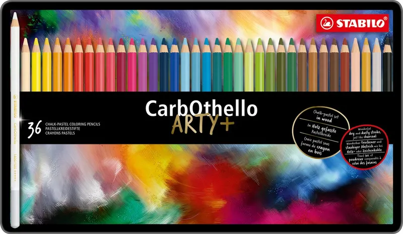 Hlavný obrázok produktu Pastelové tužky STABILO CarbOthello ARTY 36 ks v plechovém pouzdru
