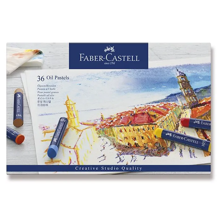 Hlavný obrázok produktu Pastely olejové, papírová krabička 36 ks Faber-Castell 127036
