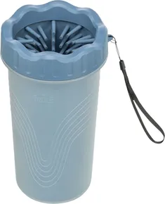 PAW CLEANER - kalíšek na čistenie labiek, L-XL, silikón/plast, modrá