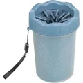 PAW CLEANER - kalíšok na čistenie labiek, silikón/plast, modrá M-L