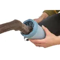 PAW CLEANER - kalíšok na čistenie labiek, silikón/plast, modrá S-M