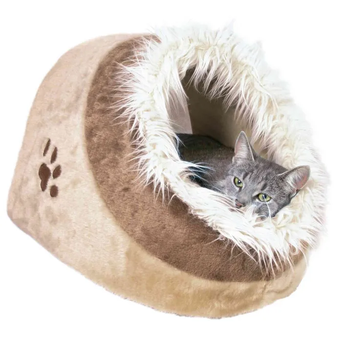Hlavný obrázok produktu Pelíšek koule MINOU, béžová/hnědá 35 x 26 x 41cm