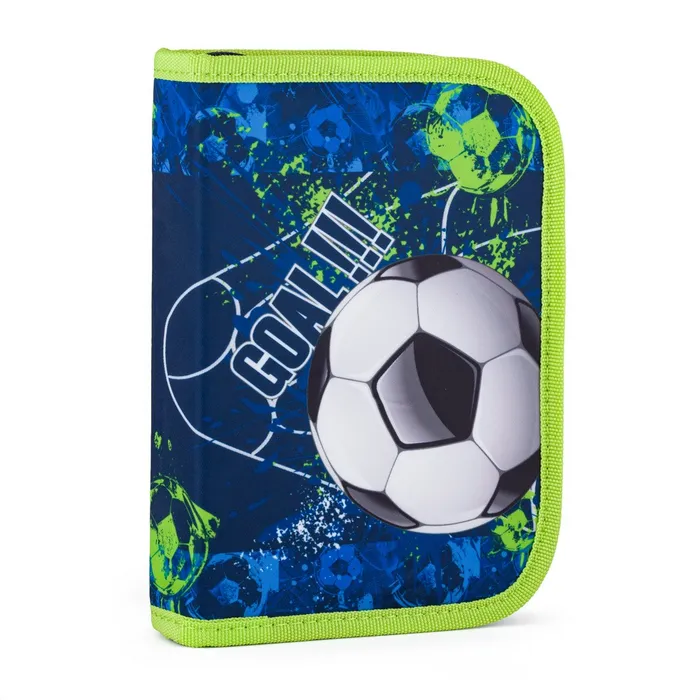 Hlavný obrázok produktu Penál 1 p. 2 chlopně, prázdný Fotbal