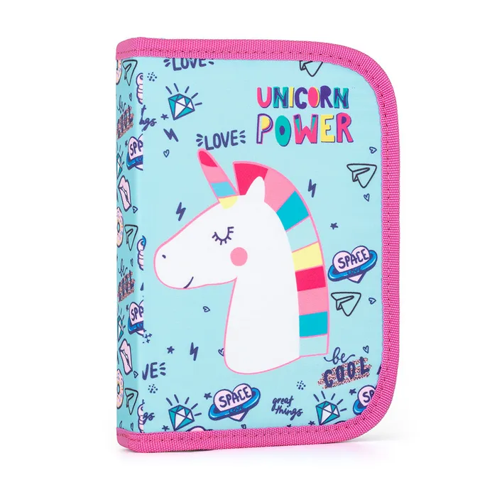 Hlavný obrázok produktu Penál 1 p. 2 chlopně, prázdný Unicorn iconic