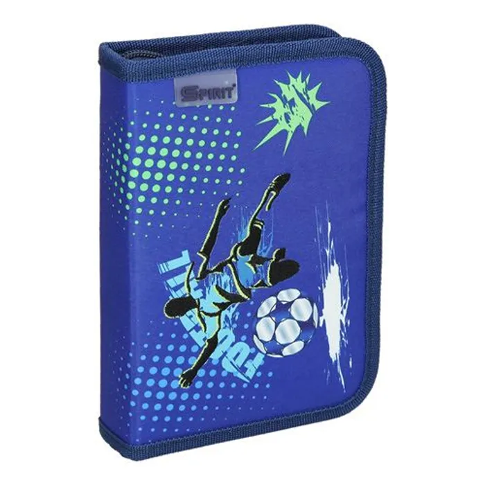 Hlavný obrázok produktu Penál 1-patrový / 2 klopy plný, 3D Football