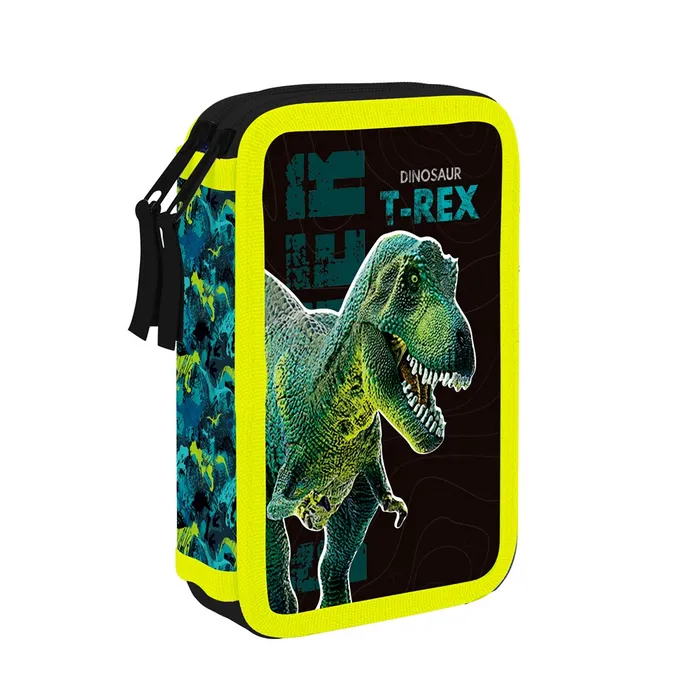 Hlavný obrázok produktu Penál 2 p. prázdný Premium Dinosaurus