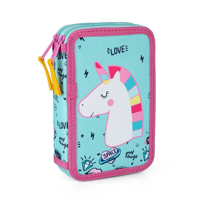 Hlavný obrázok produktu Penál 2 p. prázdný Unicorn iconic