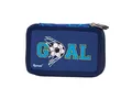 Penál "Blue Goal", modrý, dvojposchodový, PULSE