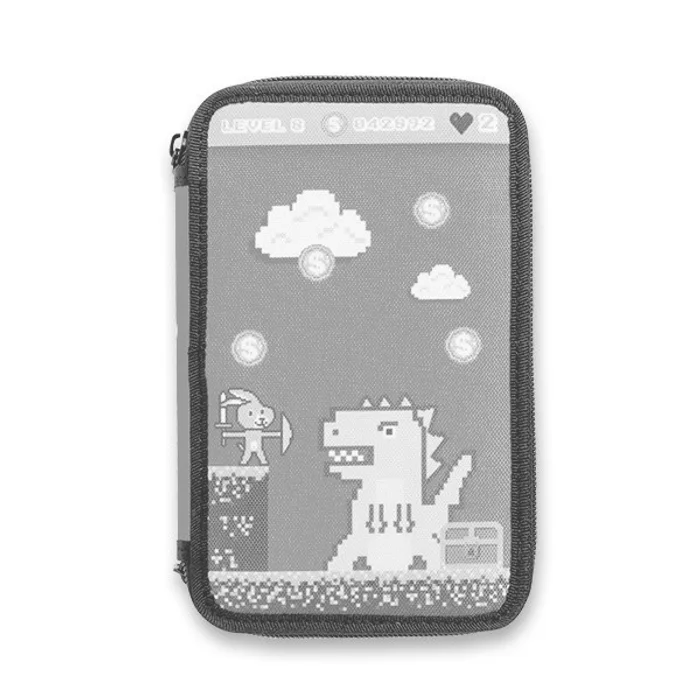 Hlavný obrázok produktu Penál Carioca Pixel 2patrový, vybavený, mix motivů