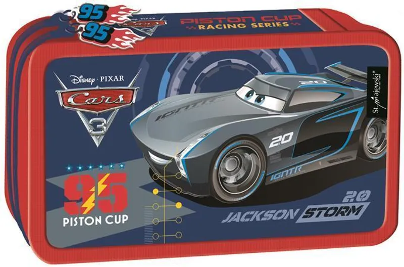 Hlavný obrázok produktu Penál "Cars", dvoupatrový, vybavený, UNIPAP
