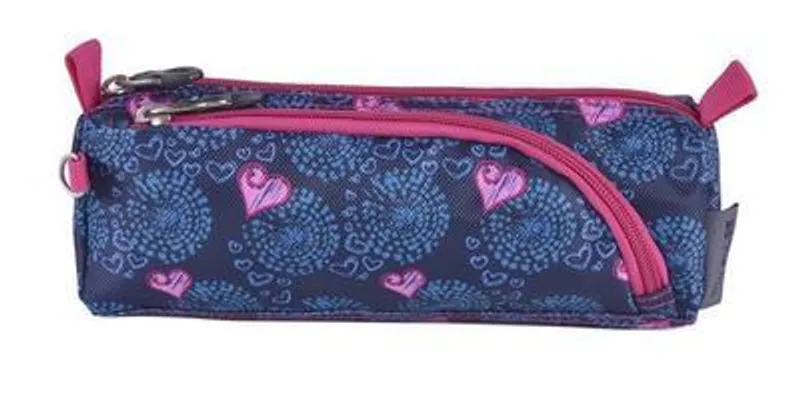 Hlavný obrázok produktu Penál "Dobby Pink Heart", šedá-růžová, zip, PULSE