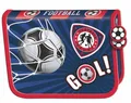 Penál "Futbal", 2 priehradky, na zips, UNIPAP