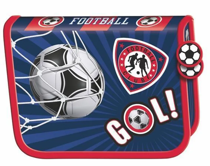 Hlavný obrázok produktu Penál "Fotbal", 2 klopy, na zip, UNIPAP
