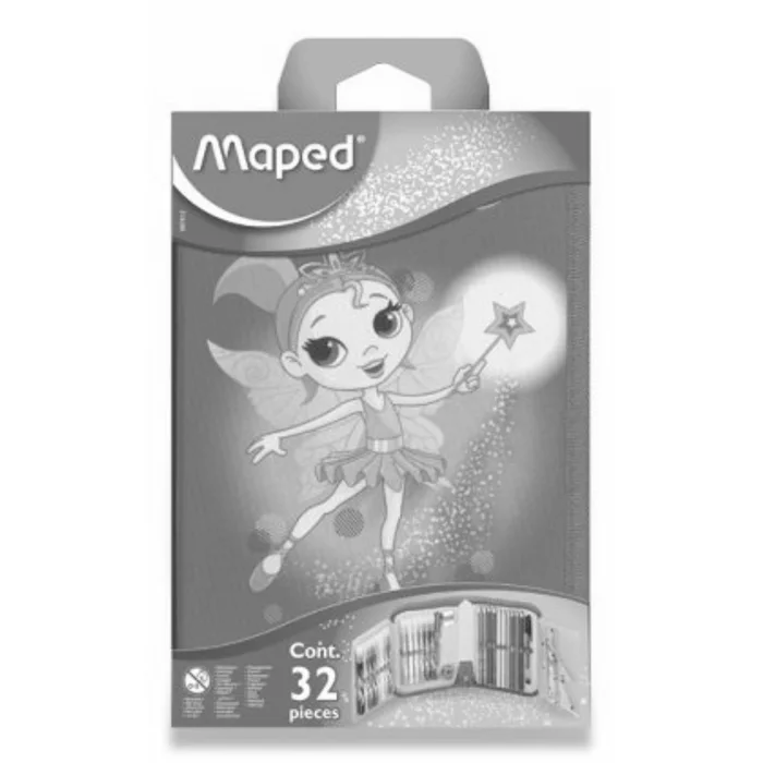Hlavný obrázok produktu Penál Maped Tatoo - 1patrový, vybavený, motiv Fairy
