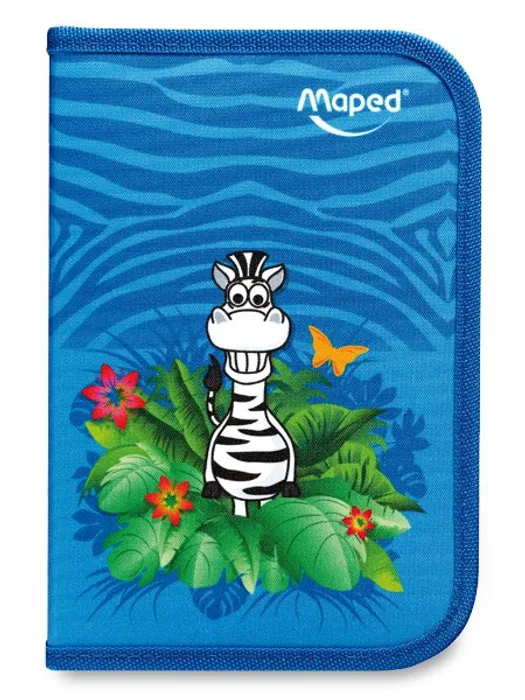 Hlavný obrázok produktu Penál Maped Tatoo - 1patrový, vybavený, motiv Jungle