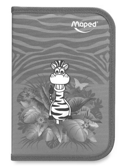 Hlavný obrázok produktu Penál Maped Tatoo - 1patrový, vybavený, motiv Jungle
