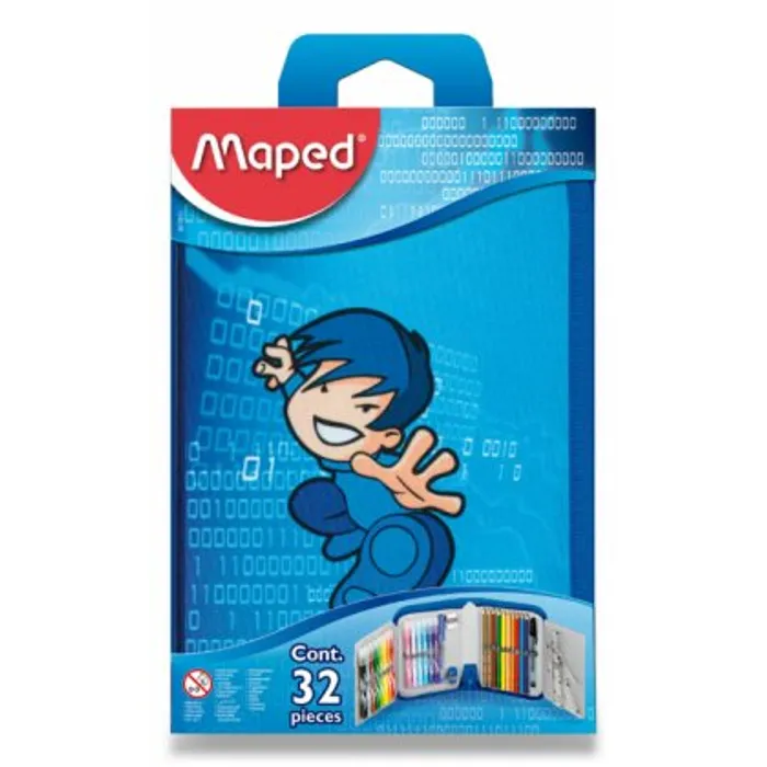 Hlavný obrázok produktu Penál Maped Tatoo - 1patrový, vybavený, motiv Karaté