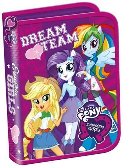 Hlavný obrázok produktu Penál "My Little Pony Equestria Girls", 2 klopy, na zip, UNIPAP