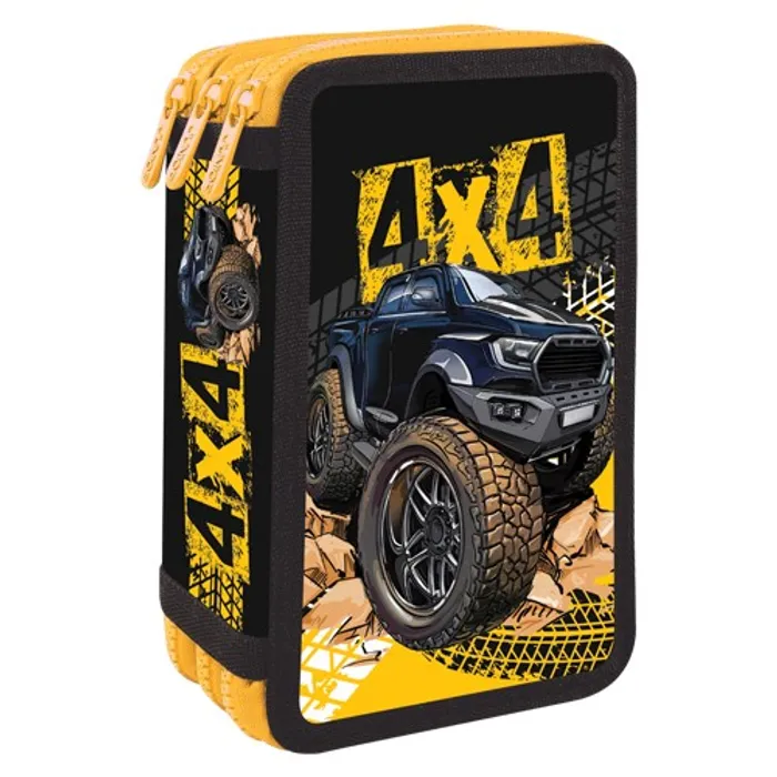 Hlavný obrázok produktu Penál plátěný plný - 3 patrový, 43 dílný - Serie 5 - 4x4