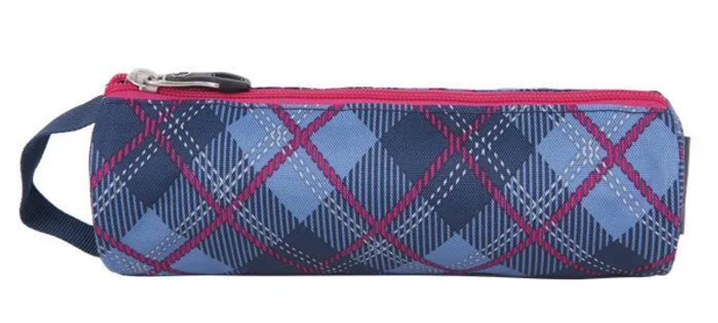 Hlavný obrázok produktu Penál "Solo Pink Plaid", růžová-modrá, PULSE