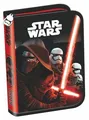 Penál "Star Wars Episode7", 2 priehradky, na zip, UNIPAP, červený