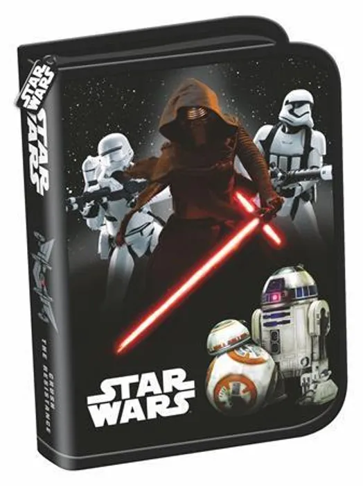 Hlavný obrázok produktu Penál "Star Wars Episode7", 2 klopy, na zip, UNIPAP, modrý